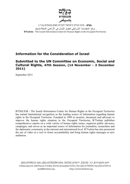 Int Cescr Ngo Isr 47 9135 E