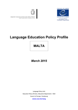 Language Education Policy Profile