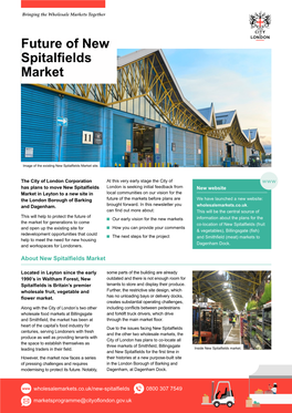 Future of New Spitalfields Market