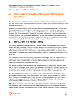 Section 2.1 and Is Unchanged for the Purposes of This Assessment