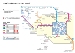 Buses from Coldharbour (New Eltham)