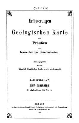 Geologischen Karte