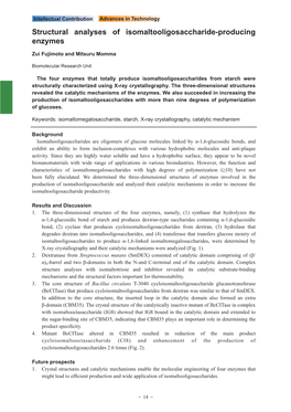 Structural Analyses of Isomaltooligosaccharide-Producing Enzymes