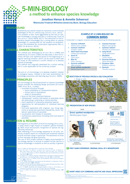 A Method to Enhance Species Knowledge NAME ILLUSTRATIONS