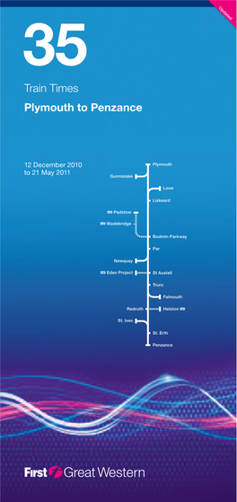 Train Times Plymouth to Penzance