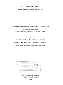 Gary T. Madden, Ibne Mohammed Naqvi, Frank C. Whitmore, Jr., Dwight L