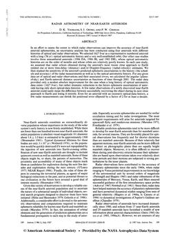 1987Aj 94. . 18 9Y the Astronomical Journal