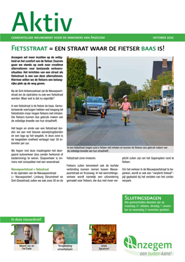 Fietsstraat = Een Straat Waar De Fietser Baas Is!