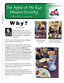 March 2021 E-Newsletter