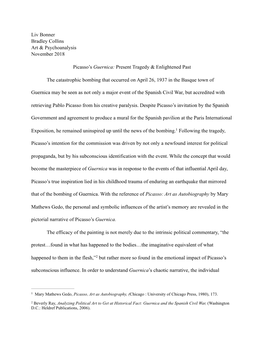 Picassos Guernica Psych Second Paper