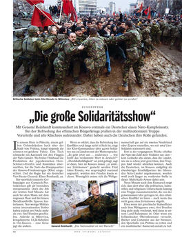 „Die Große Solidaritätsshow“ Mit General Reinhardt Kommandiert Im Kosovo Erstmals Ein Deutscher Einen Nato-Kampfeinsatz