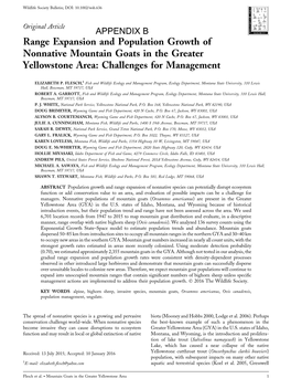 Range Expansion and Population Growth of Non-Native Mountain