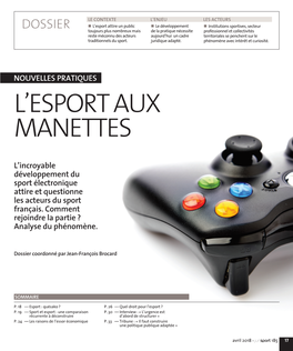 L'esport Aux Manettes