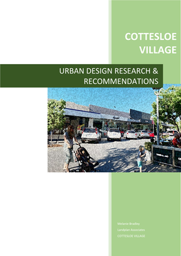 Urban Design Research & Recommendations