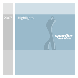 Highlights – Sportler Des Jahres 2007