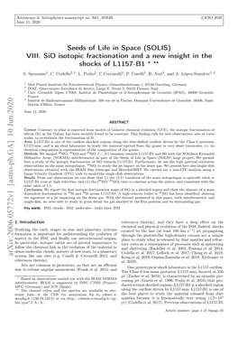 Seeds of Life in Space (SOLIS) VIII. Sio Isotopic Fractionation and a New Insight in the Shocks of L1157-B1 ? ?? S