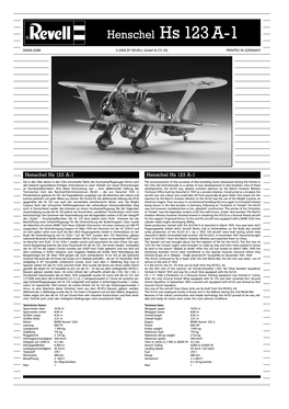 Henschel Hs 123 A-1