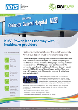 Download Colchester Hospital Case Study