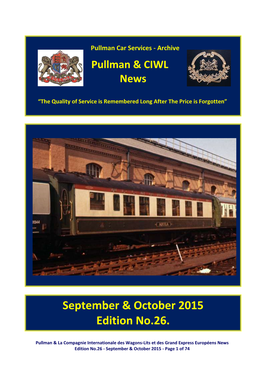 Pullman Car Services - Archive