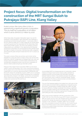 Digital Transformation on the Construction of the MRT Sungai Buloh to Putrajaya (SSP) Line, Klang Valley