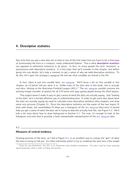 4. Descriptive Statistics