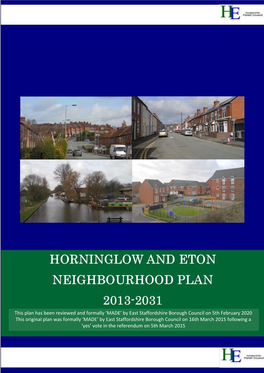 Modified Horninglow & Eton Neighbourhood Plan