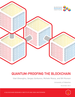 Quantum-Proofing the Blockchain