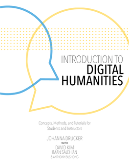 Introduction to Digital Humanities. Concepts, Methods, and Tutorial For