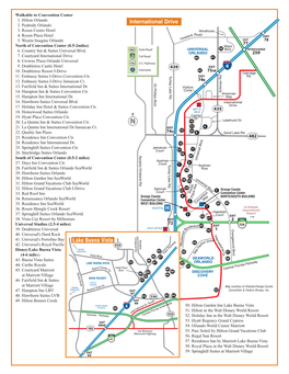 Walkable to Convention Center 1. Hilton Orlando 2