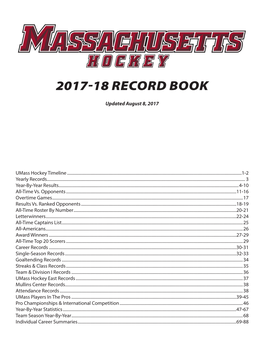 2017 18 Record Book