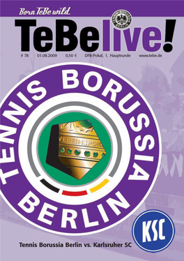 Tennis Borussia Berlin Vs. Karlsruher SC