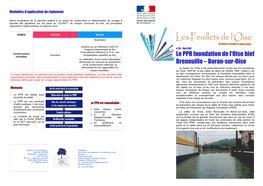 Le PPR Inondation De L'oise Bief Brenouille – Boran-Sur-Oise