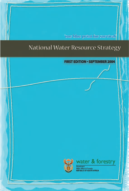 National Water Resource Strategy First Edition, September 2004 ______