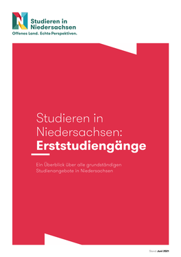 Erststudiengänge