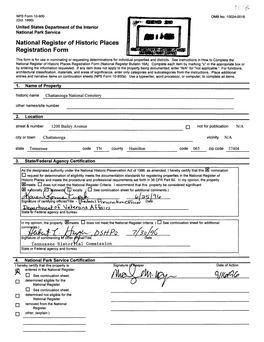 National Register of Historic Places Registration Form