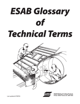 ESAB Glossary of Technical Terms