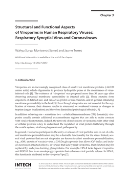 Respiratory Syncytial Virus and Coronaviruses