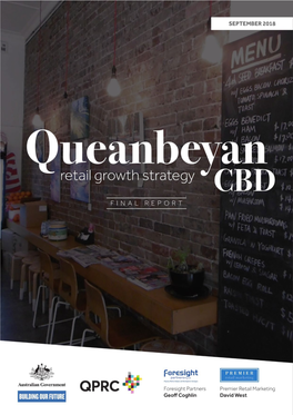 Queanbeyan CBD and the Retail Growth Strategy