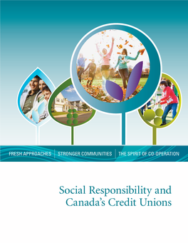 Social Responsibility and Canada's Credit Unions