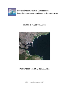 Book of Abstracts Pdce'2007 Varna Bulgaria