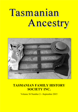 Tasmanian Family History Society Inc