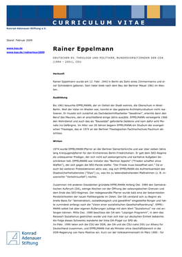 Rainer Eppelmann