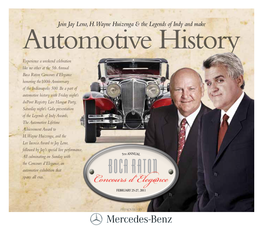 Join Jay Leno, H. Wayne Huizenga & the Legends of Indy and Make