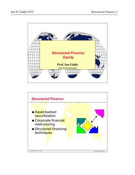 Structured Finance: Equity