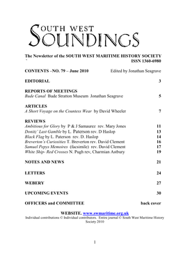 ISSN 1360-6980 CONTENTS –NO. 79 – June 2010 Edited by Jonathan