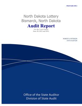 Audit Report for the Years Ended June 30, 2012 and 2011