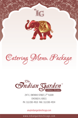 Catering Menu Package