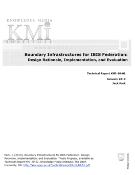 Boundary Infrastructures for IBIS Federation: Design Rationale, Implementation, and Evaluation