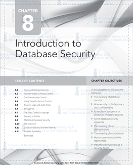 Introduction to Database Security