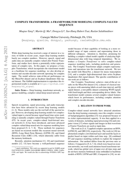 Arxiv:1910.10202V2 [Cs.LG] 6 Aug 2021 Its Richer Representational Capacity